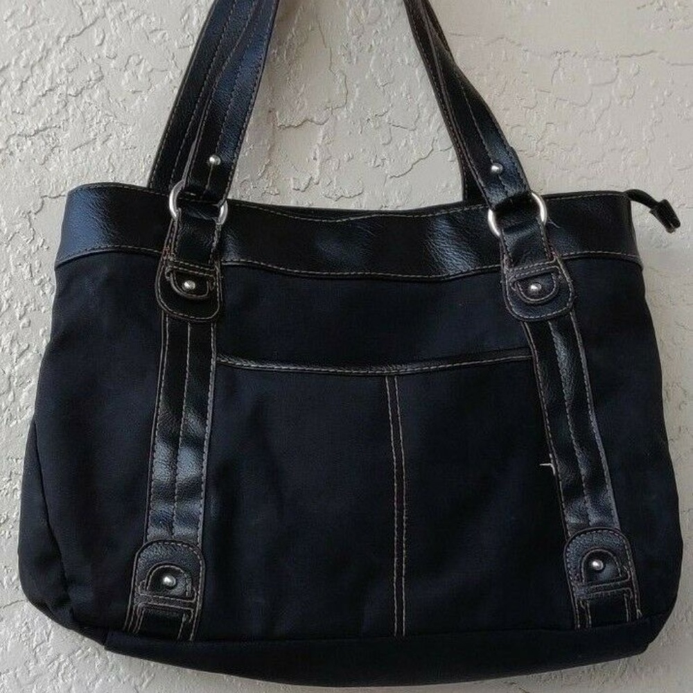 Black Shoulder Bag Handbag Purse Pocketbook Tote